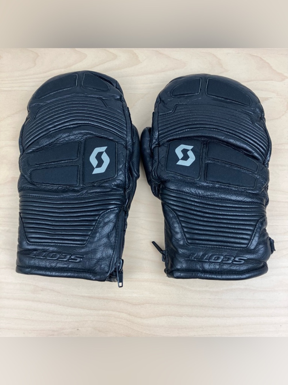 Scott Leather Mittens Ski Snowboarding Windstopper Size XL / 9.5